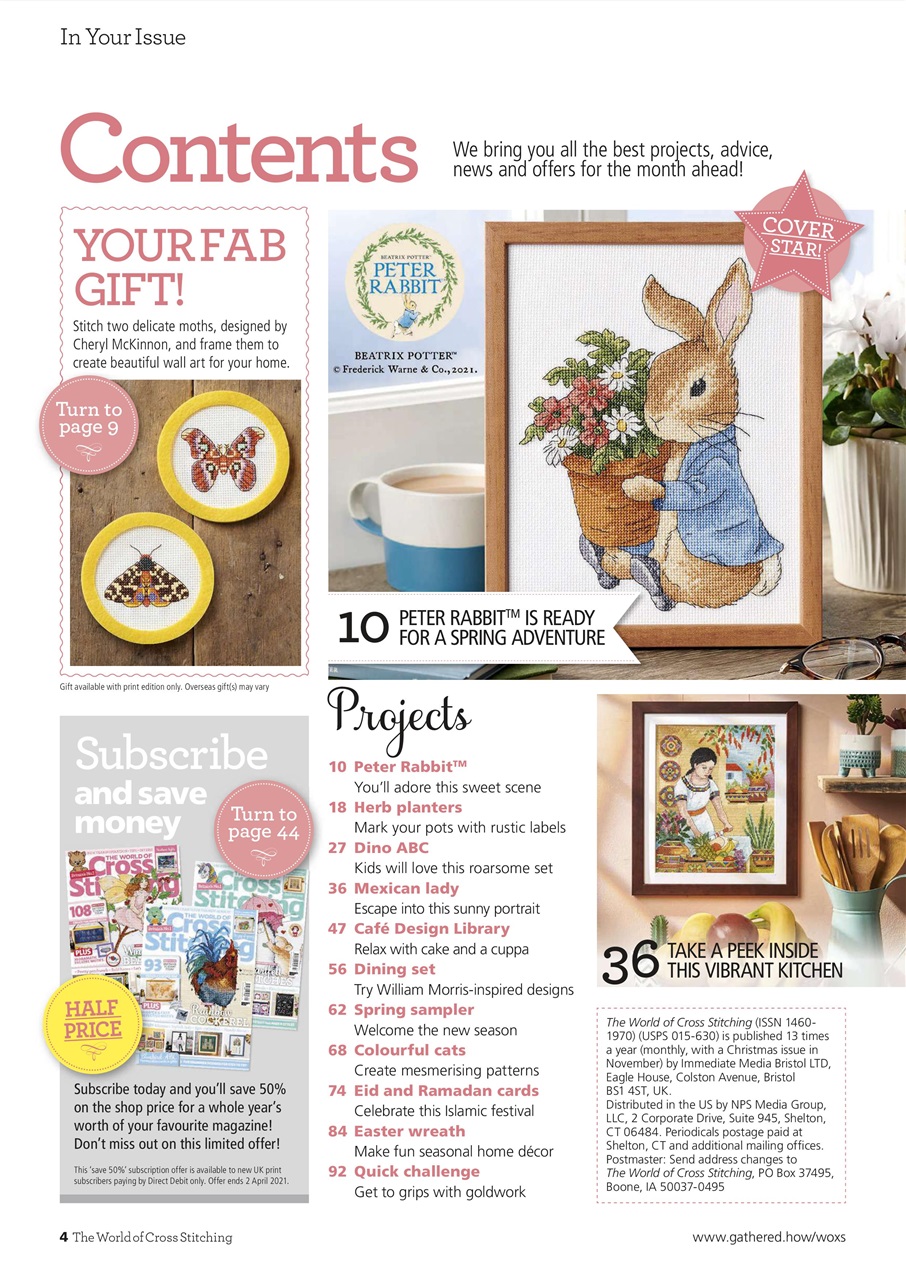 The World of Cross Stitching Preview Pages