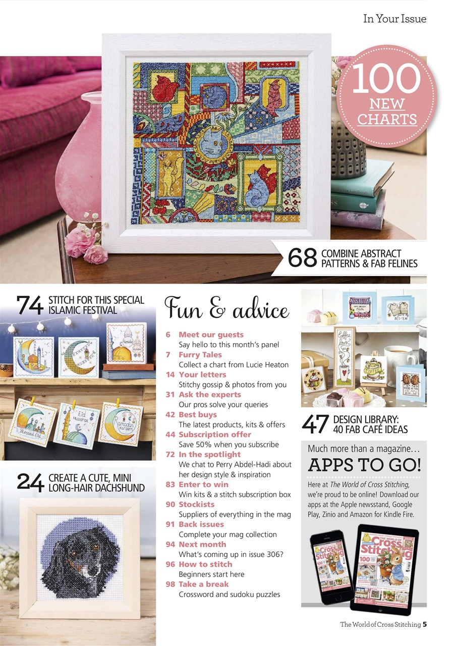 The World of Cross Stitching Preview Pages