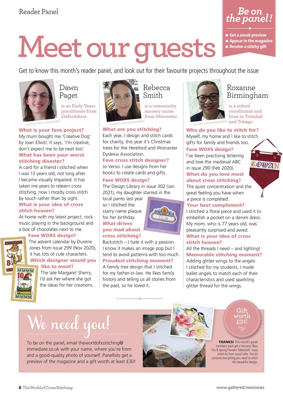 The World of Cross Stitching Preview Pages