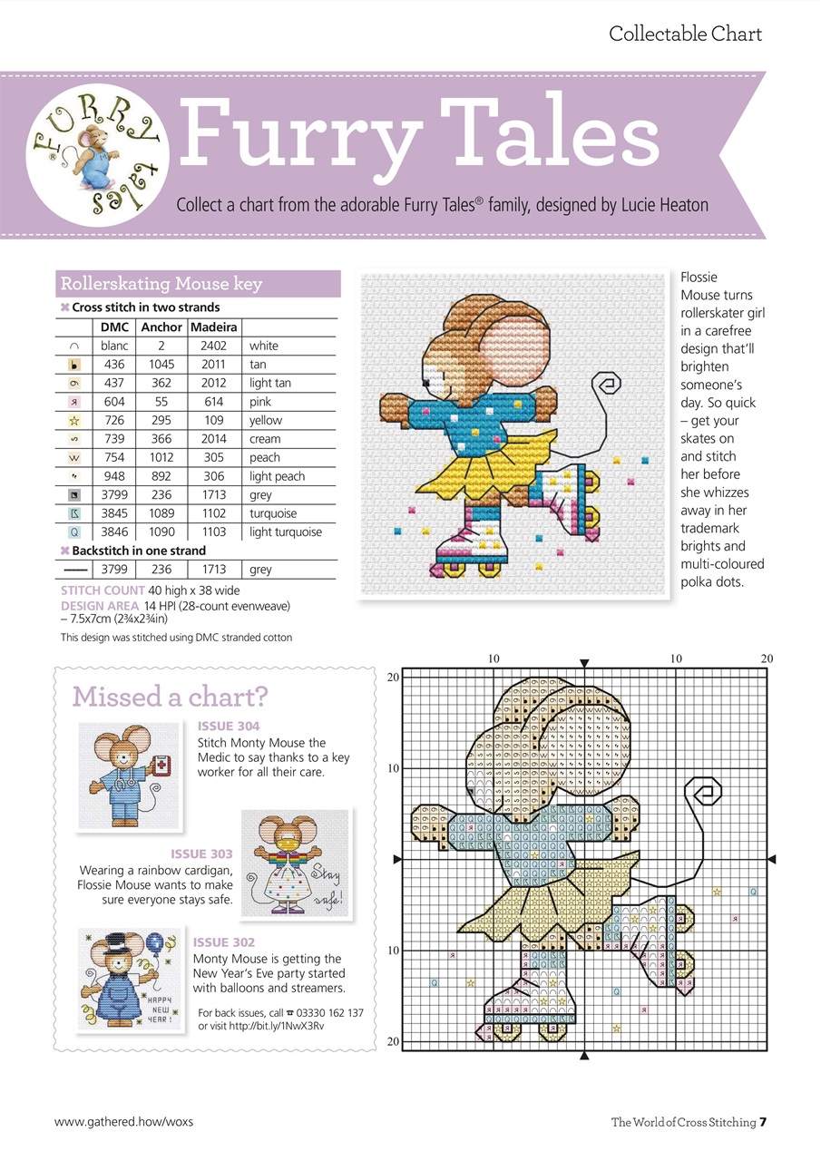 The World of Cross Stitching Preview Pages