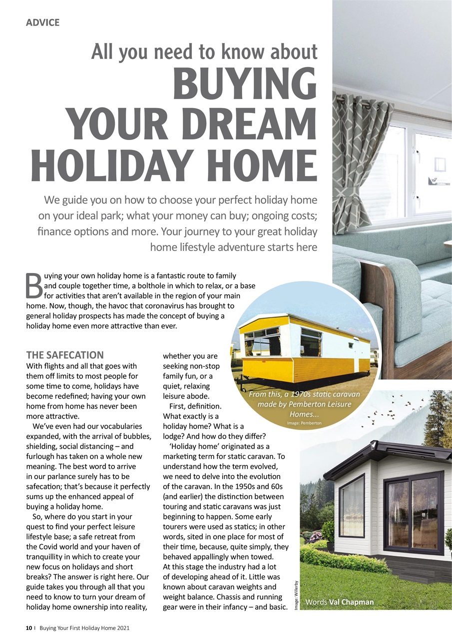 Buying Your First Holiday Home Preview Pages
