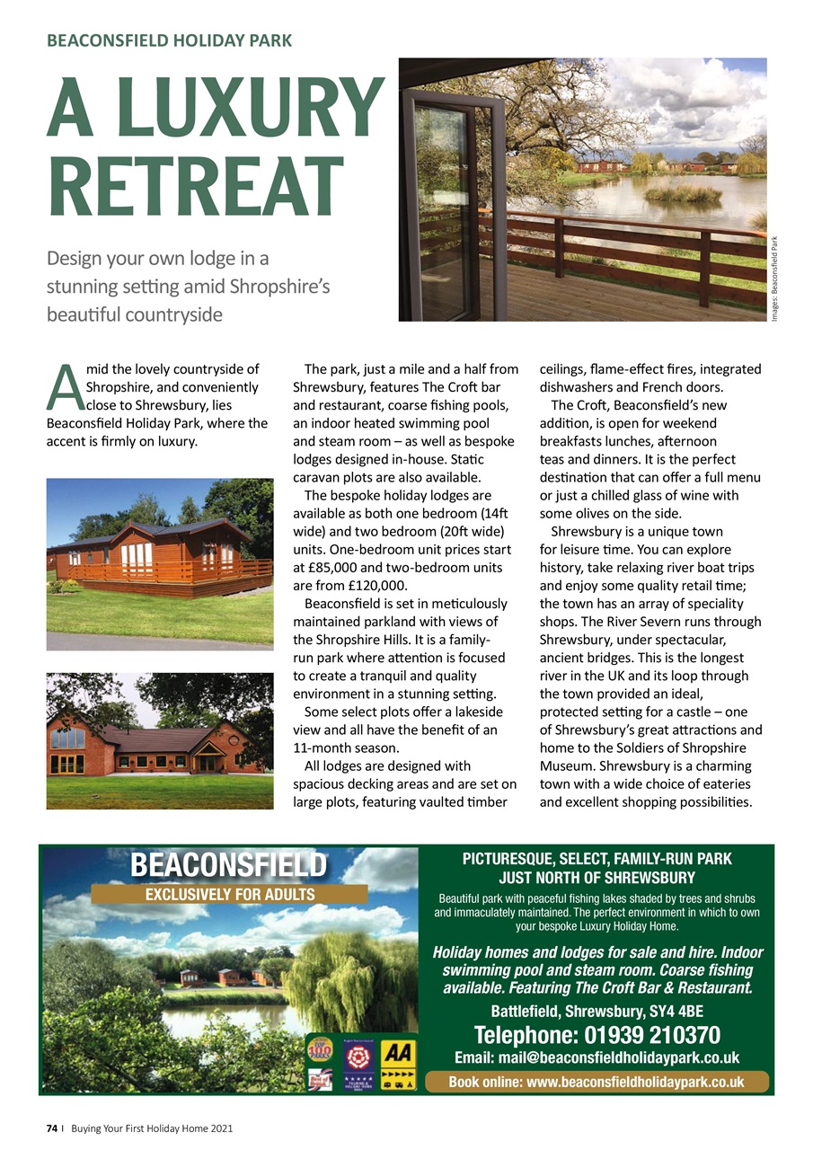 Buying Your First Holiday Home Preview Pages