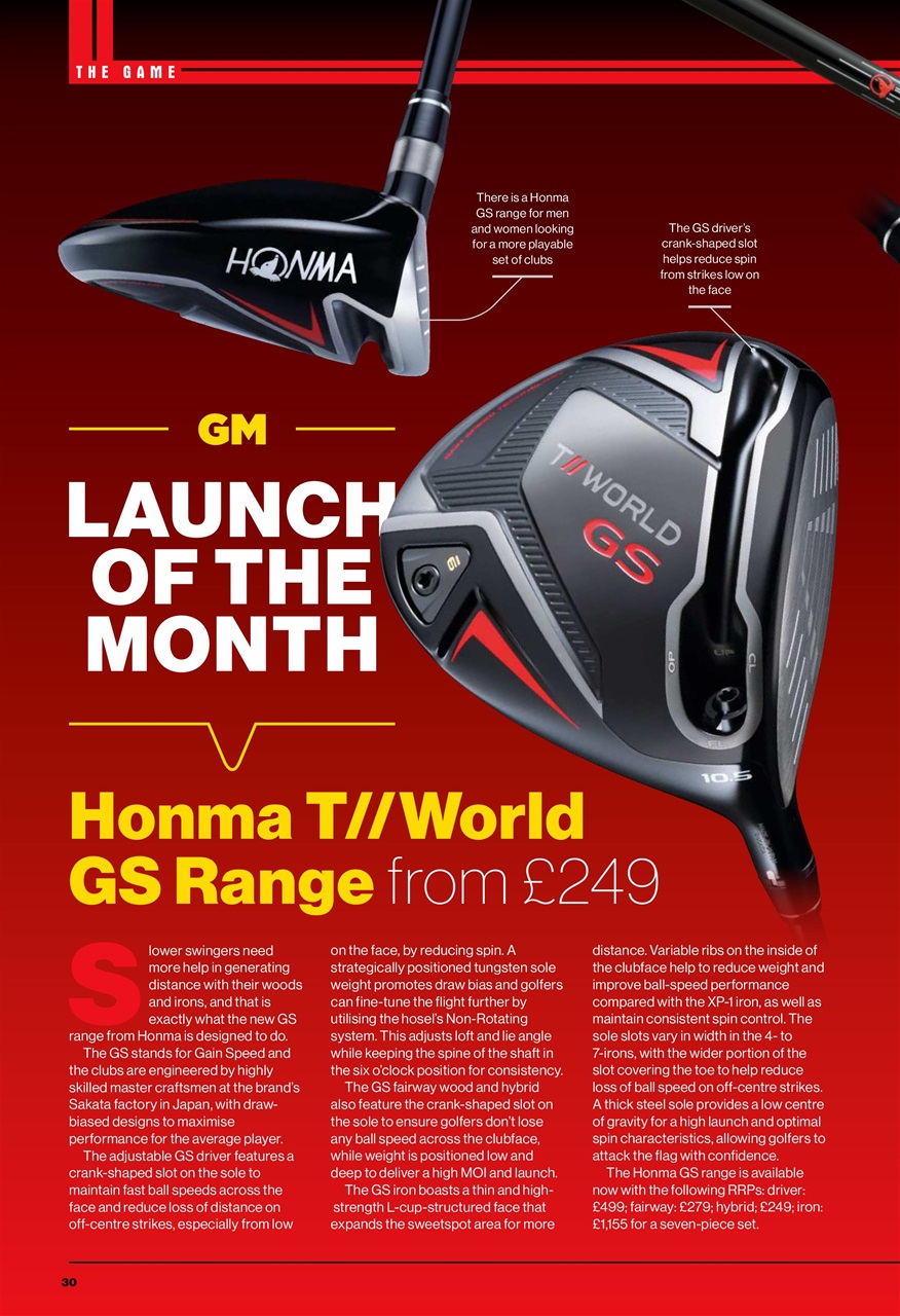 Golf Monthly Preview Pages