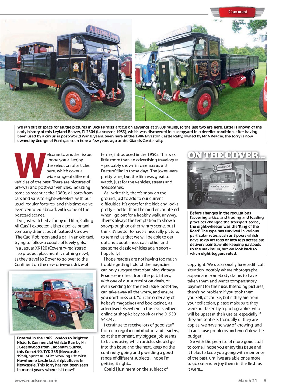 Vintage Roadscene Preview Pages