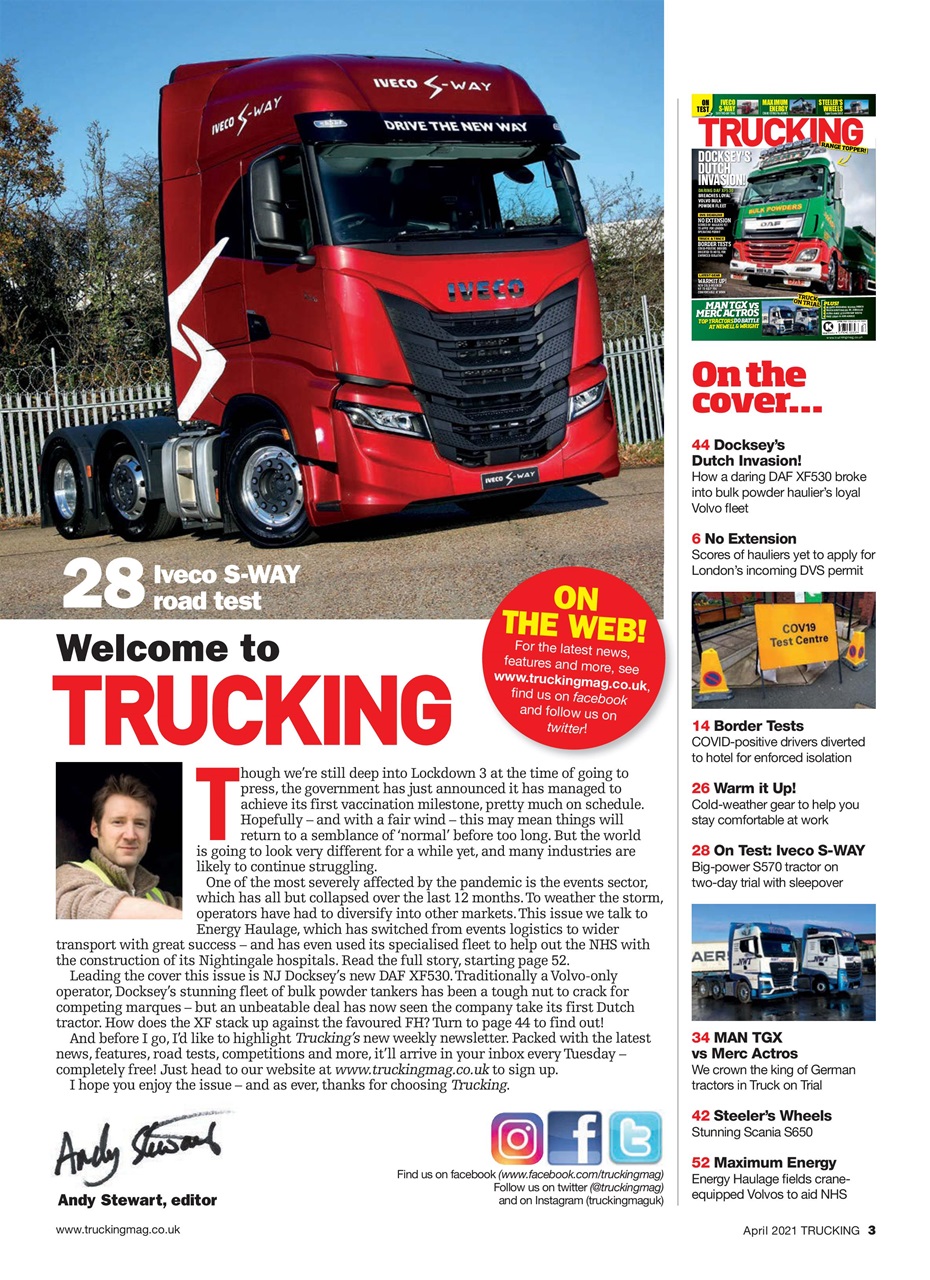 Trucking Magazine Preview Pages
