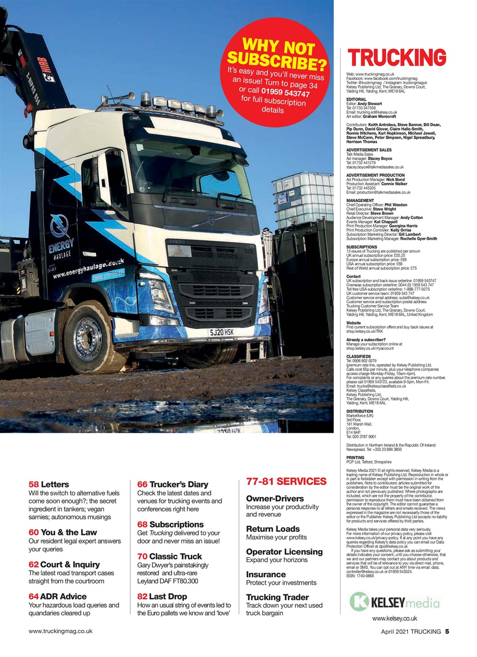 Trucking Magazine Preview Pages