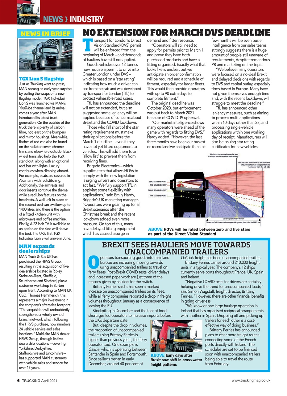 Trucking Magazine Preview Pages
