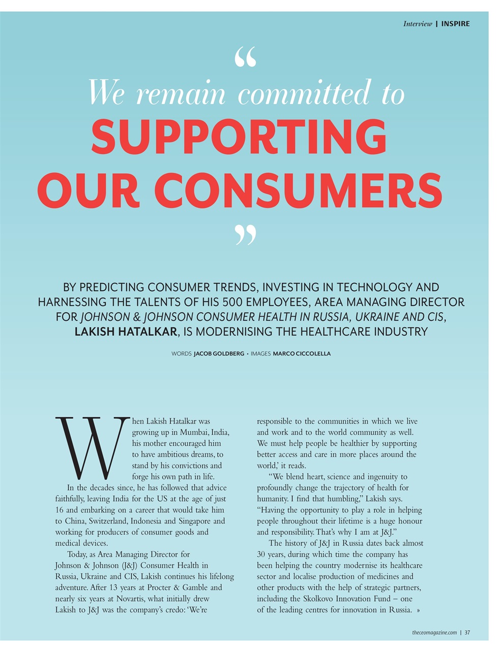 The CEO Magazine EMEA Preview Pages