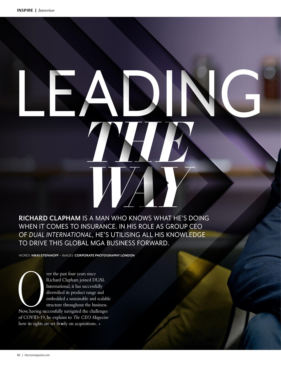 The CEO Magazine EMEA Preview Pages