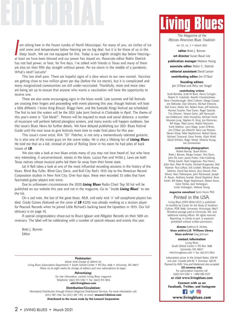 Living Blues Preview Pages