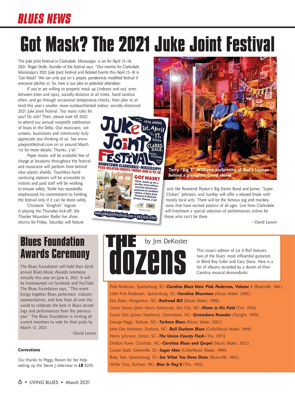 Living Blues Preview Pages