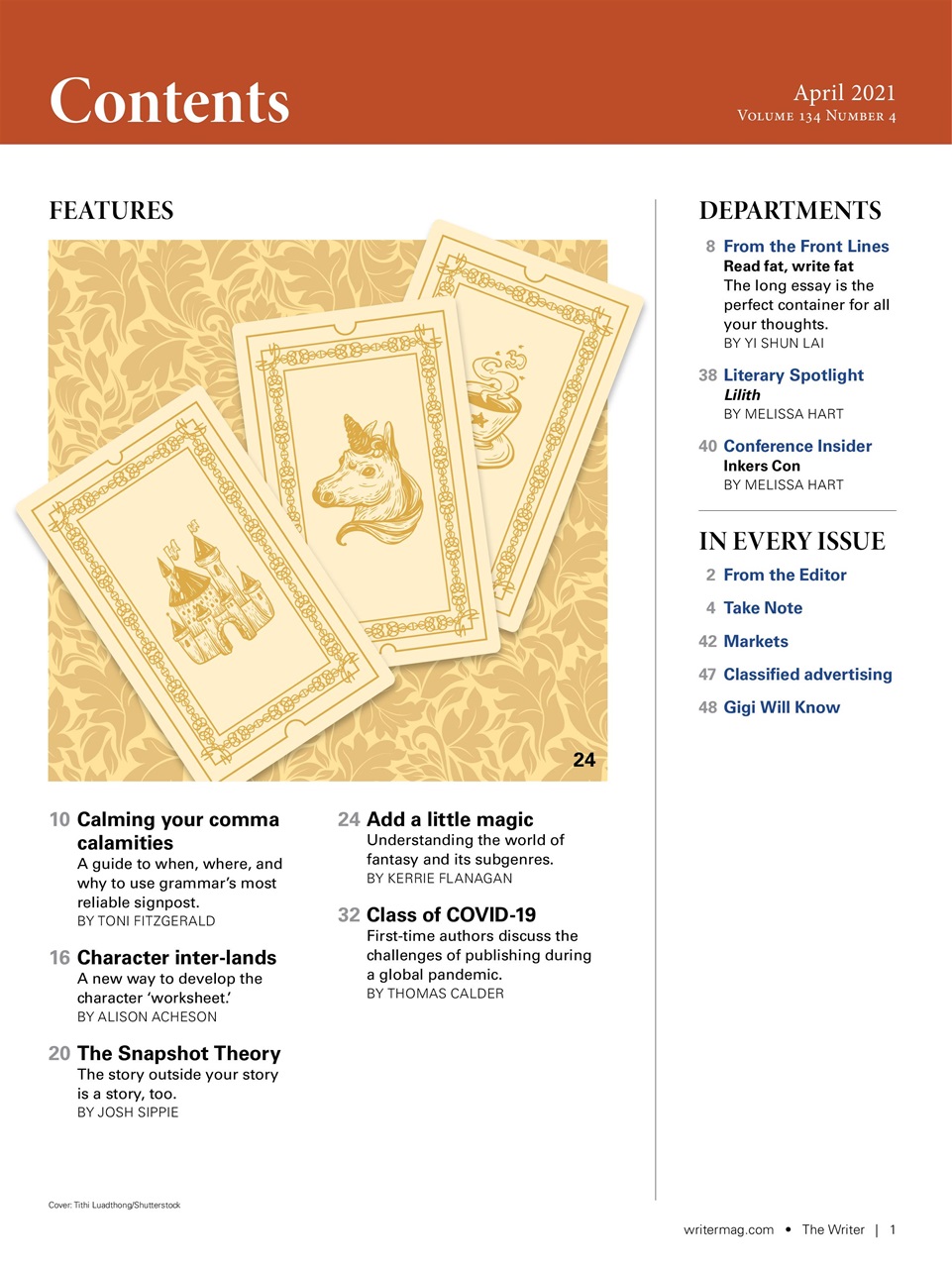 The Writer Preview Pages