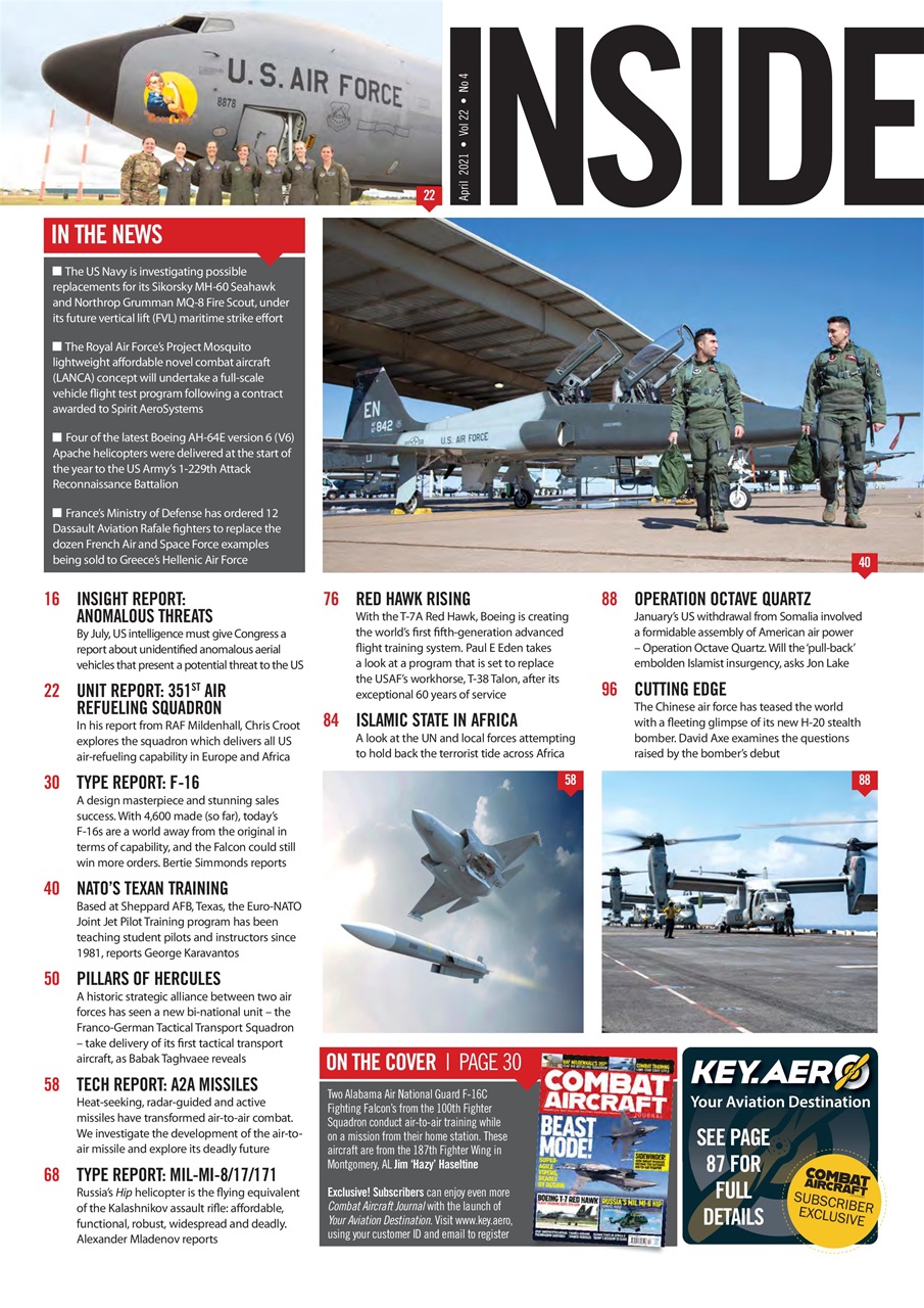 Combat Aircraft Journal Preview Pages