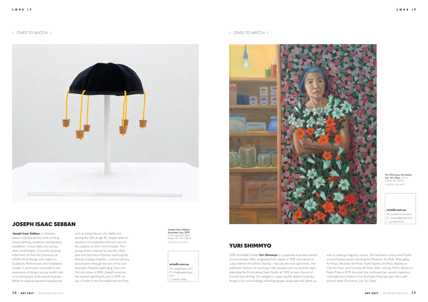 Art Edit Preview Pages