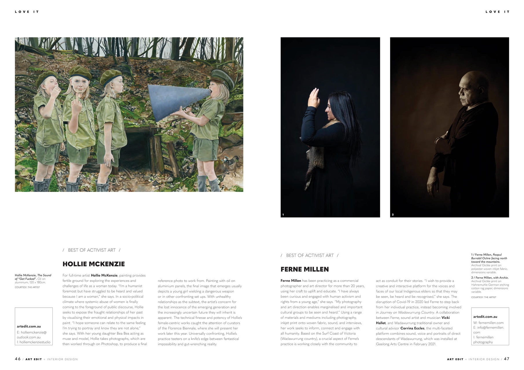 Art Edit Preview Pages