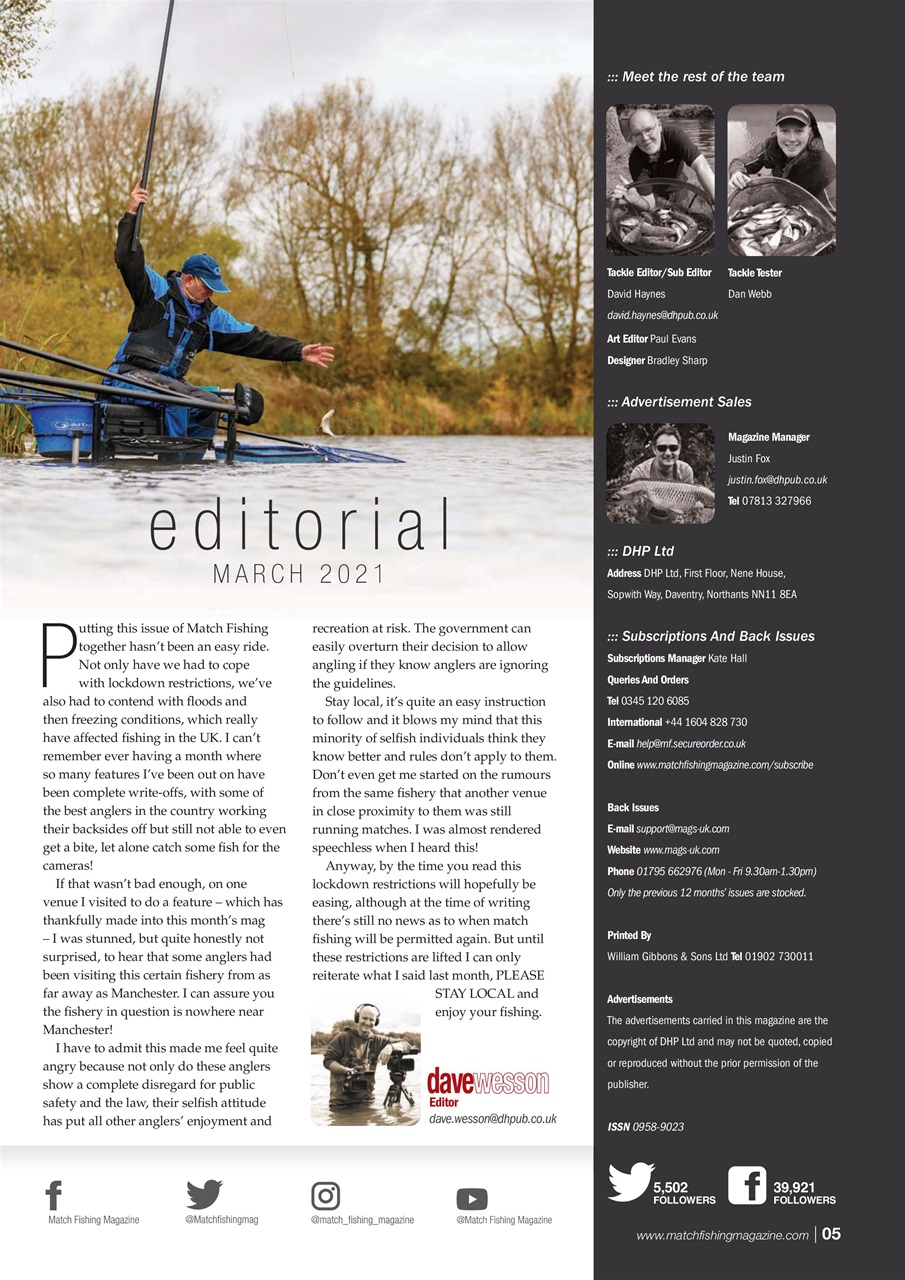 Match Fishing Preview Pages