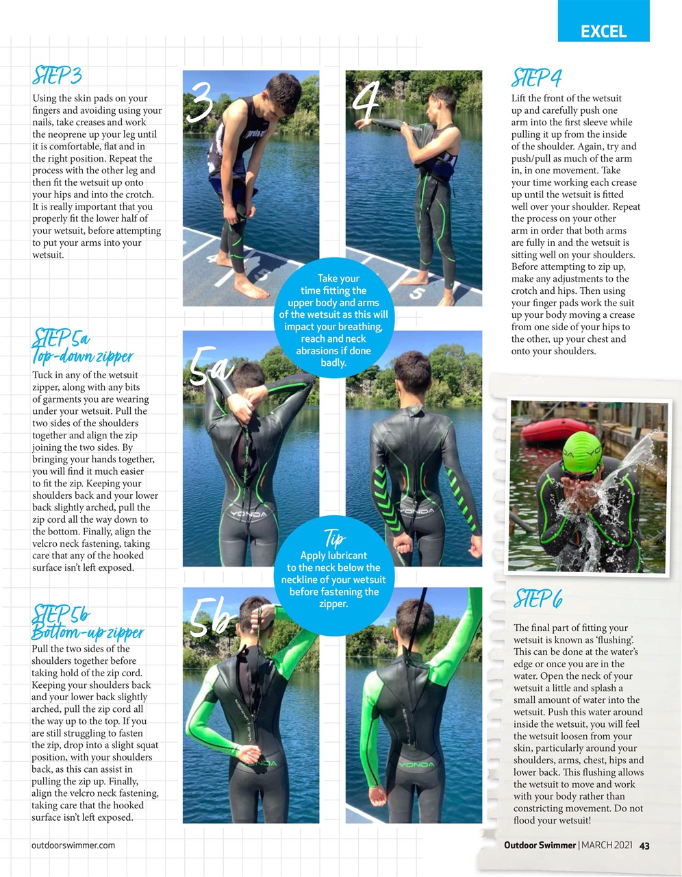Outdoor Swimmer Preview Pages