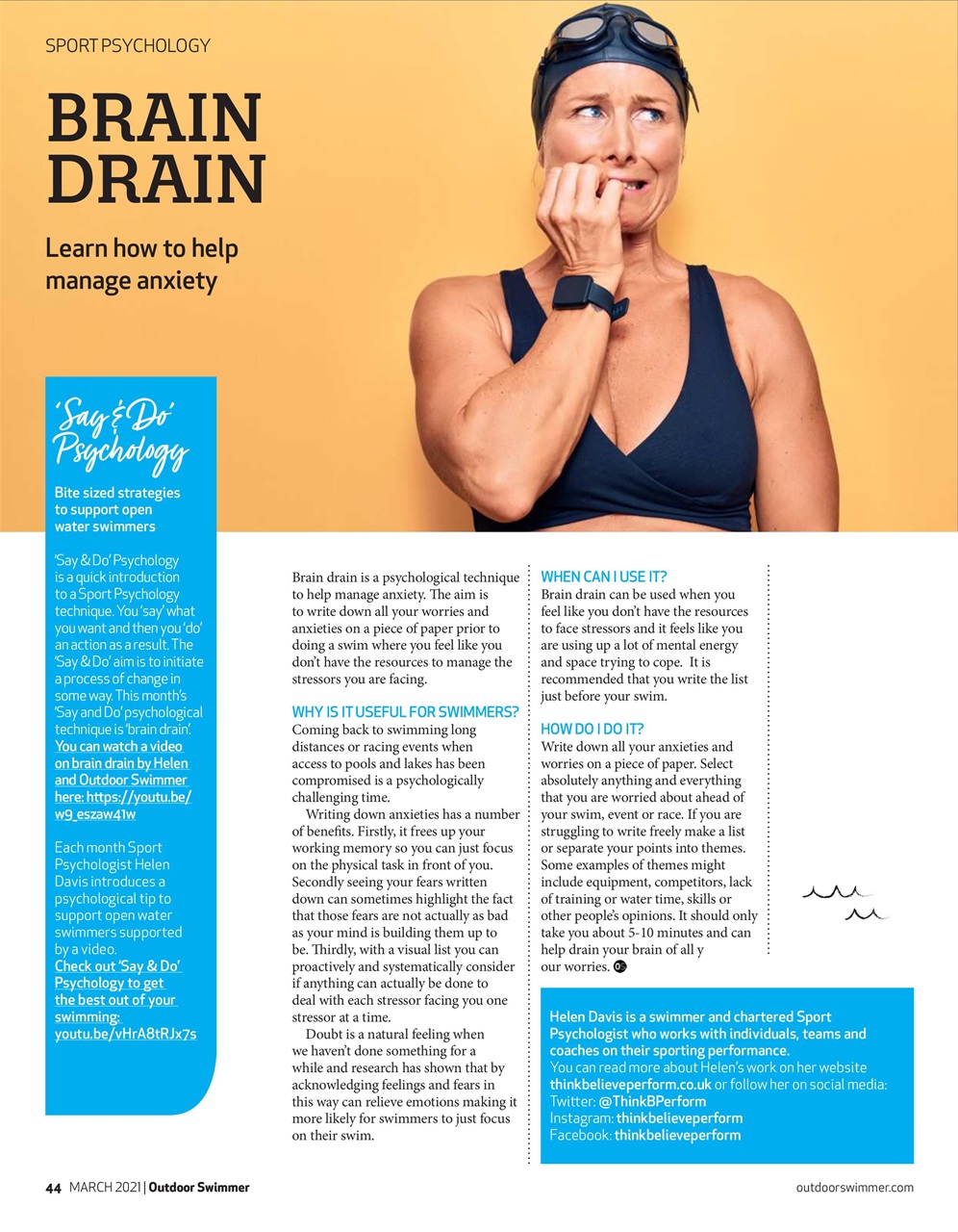 Outdoor Swimmer Preview Pages