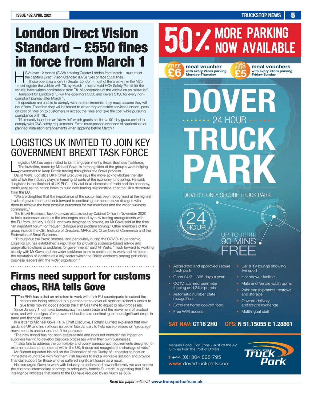Truckstop News Preview Pages
