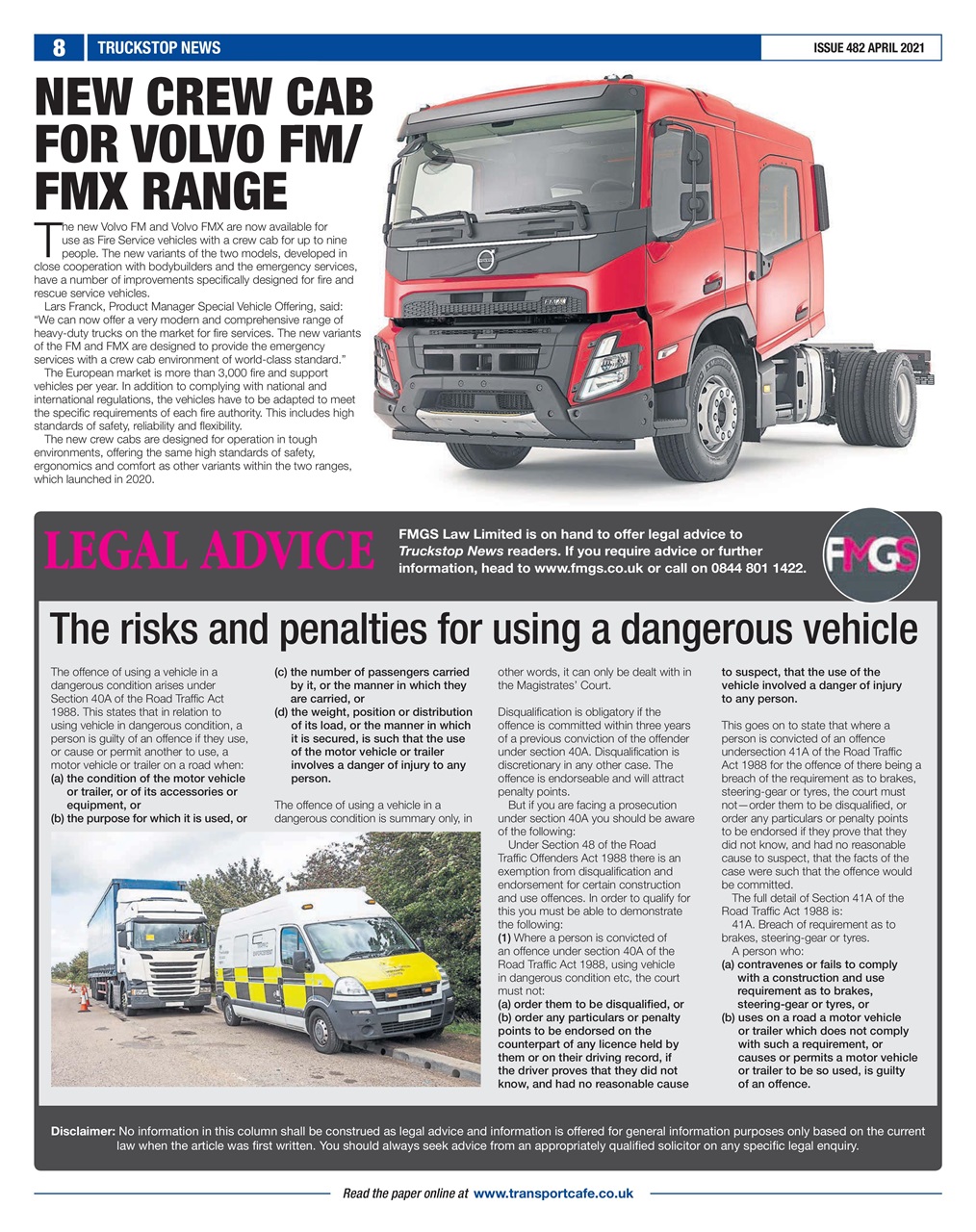 Truckstop News Preview Pages
