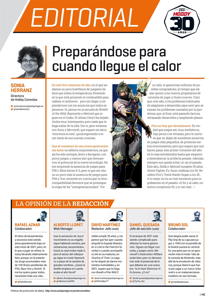 Hobby Consolas Preview Pages