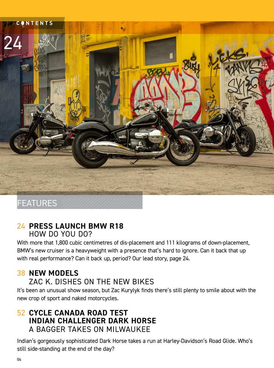 Cycle Canada Preview Pages