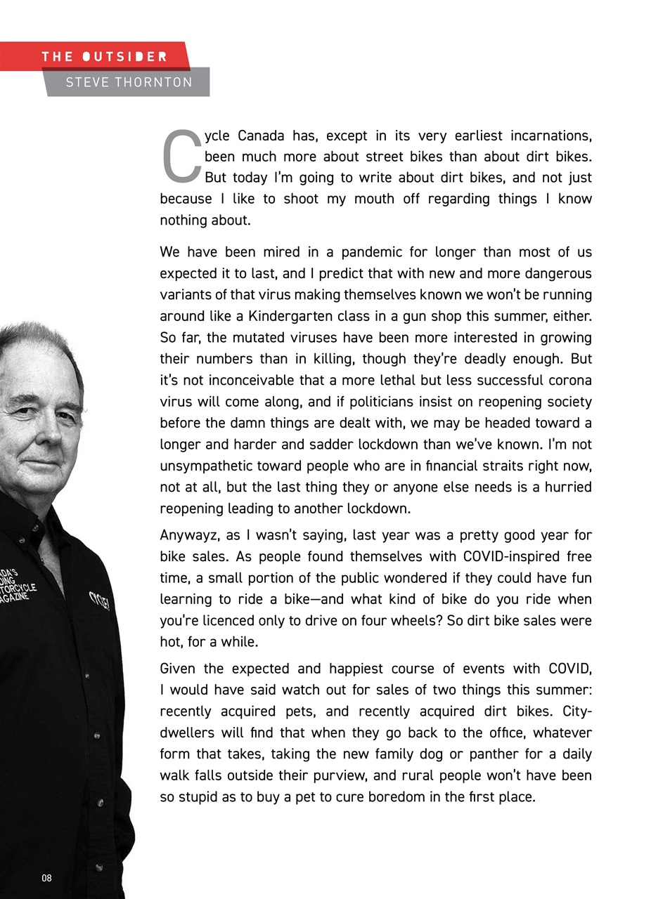Cycle Canada Preview Pages