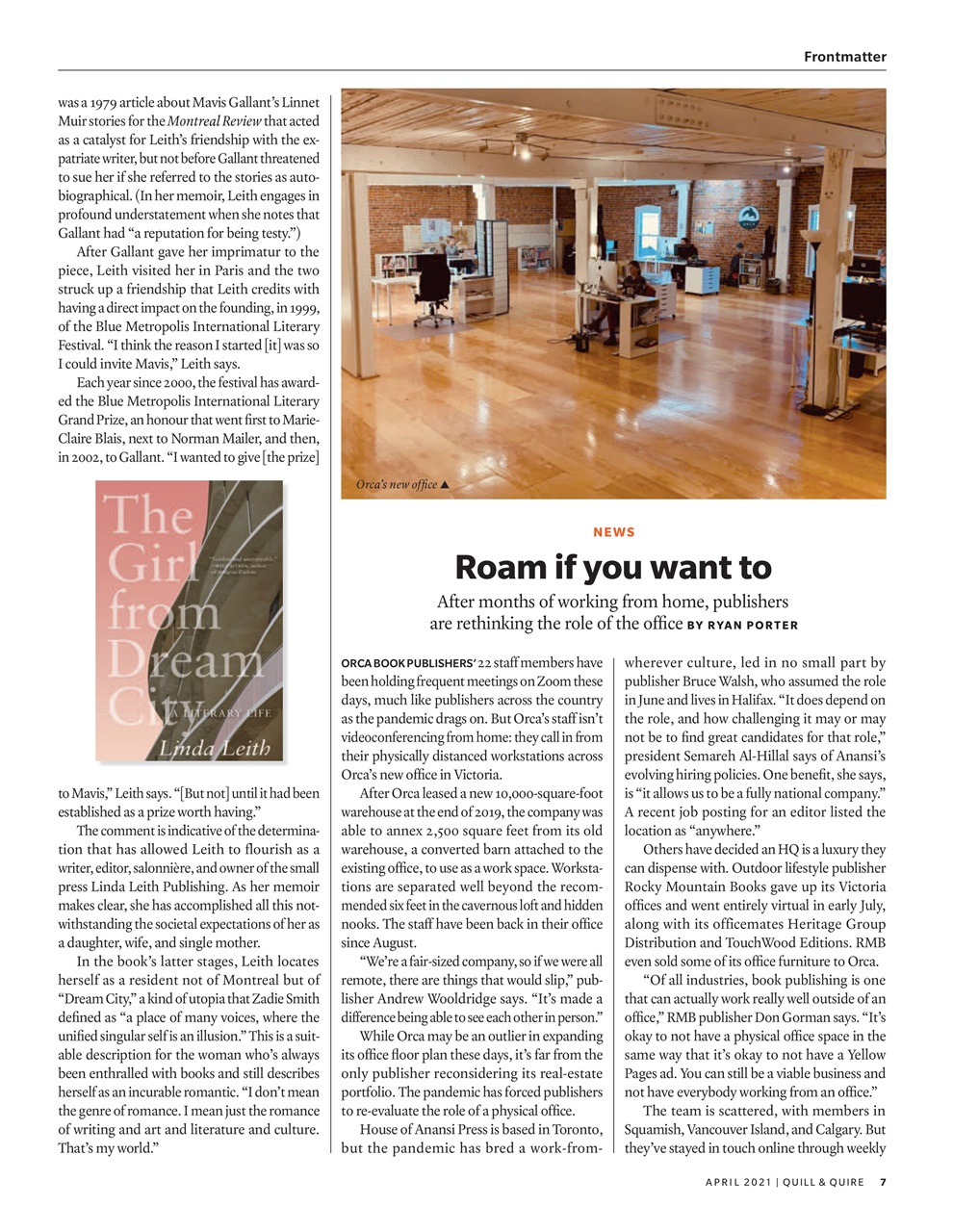 Quill & Quire Preview Pages