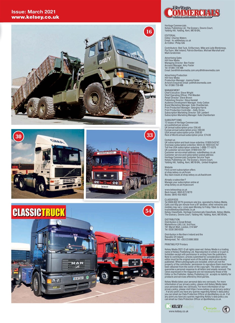 Heritage Commercials Magazine Preview Pages