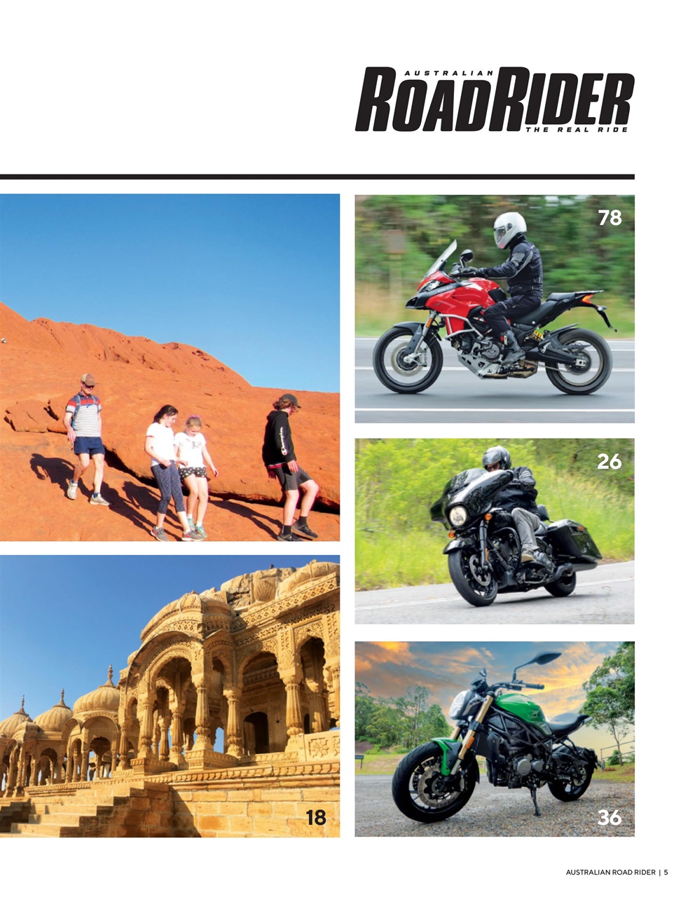 Australian Road Rider Preview Pages
