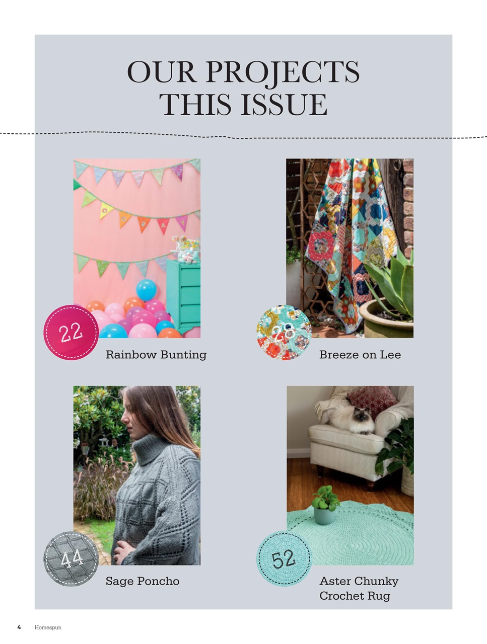 Homespun Preview Pages