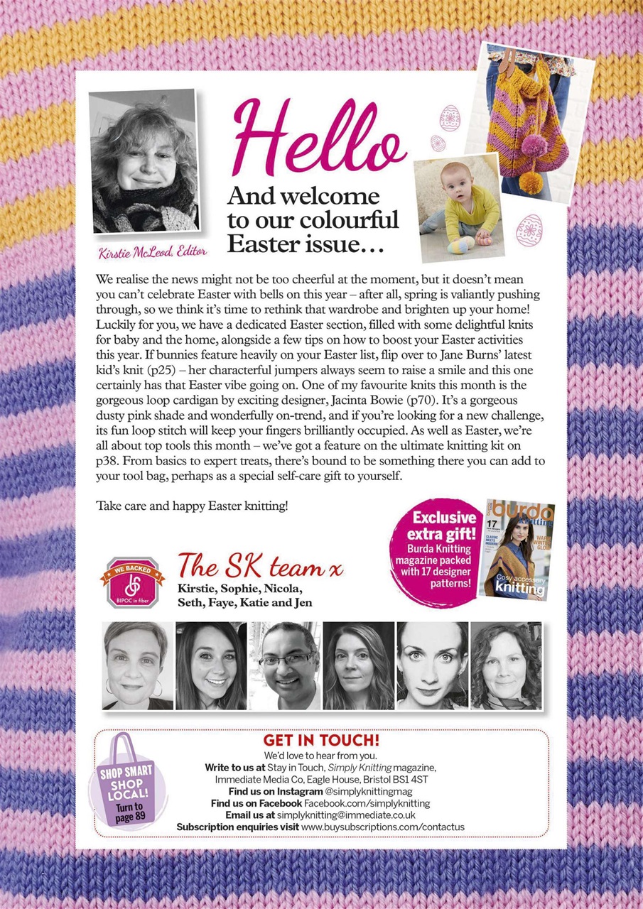 Simply Knitting Preview Pages