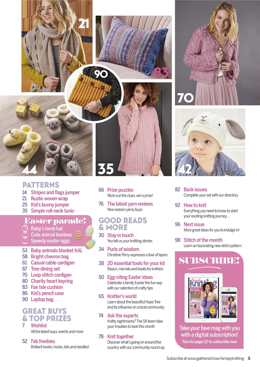 Simply Knitting Preview Pages