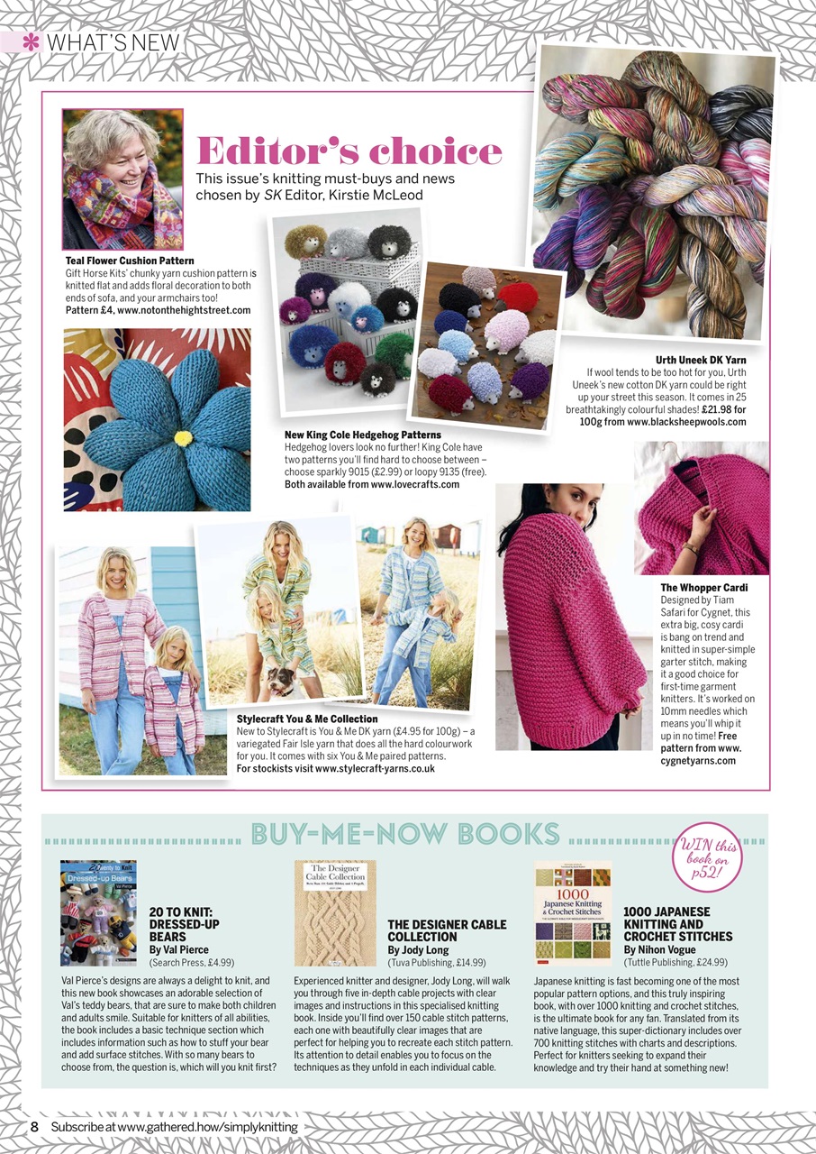 Simply Knitting Preview Pages