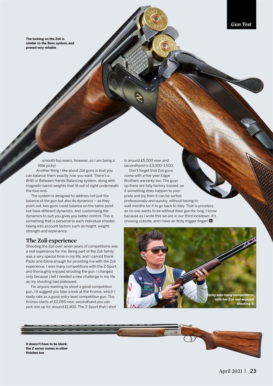 Clay Shooting Preview Pages