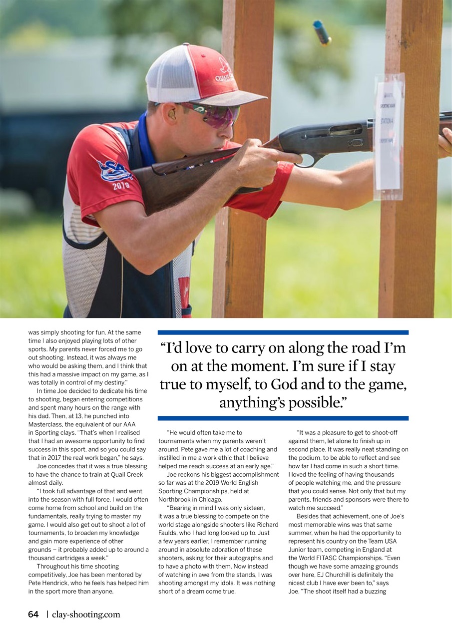 Clay Shooting Preview Pages
