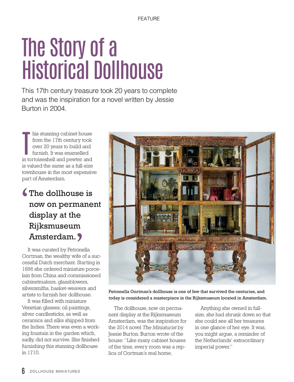 Dollhouse Miniatures Preview Pages