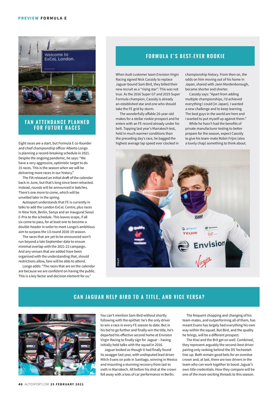 Autosport Preview Pages