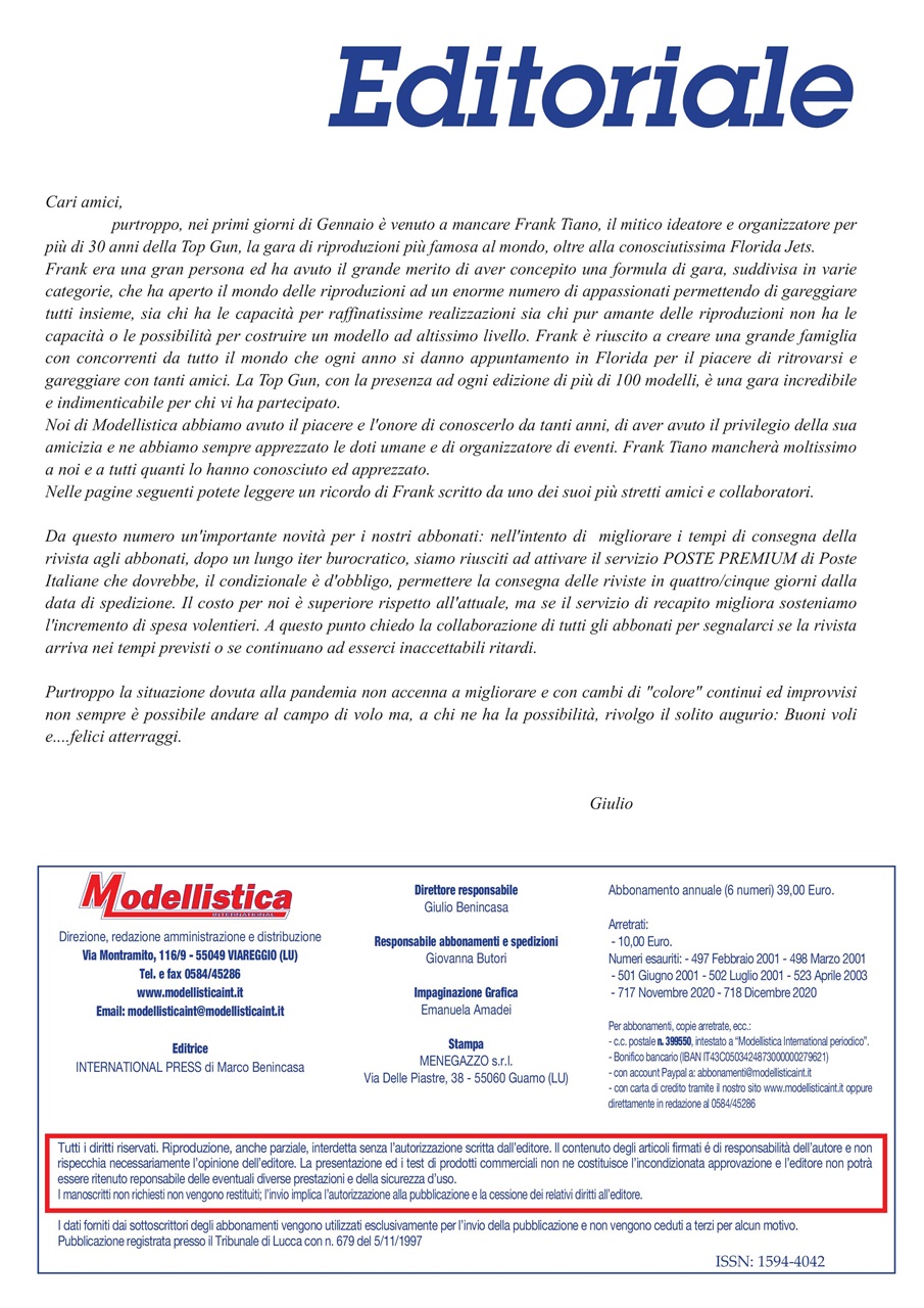 Modellistica International Preview Pages