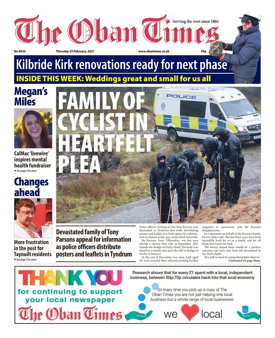 The Oban Times & Lochaber Times Preview Pages