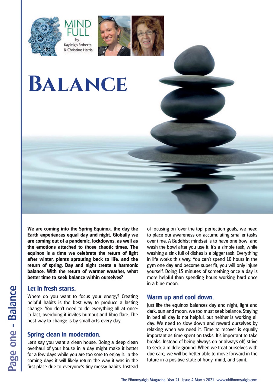 Fibromyalgia Magazine Preview Pages