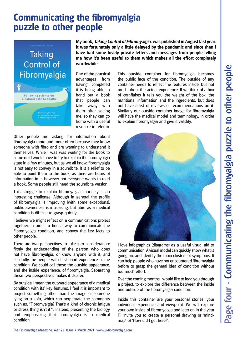Fibromyalgia Magazine Preview Pages