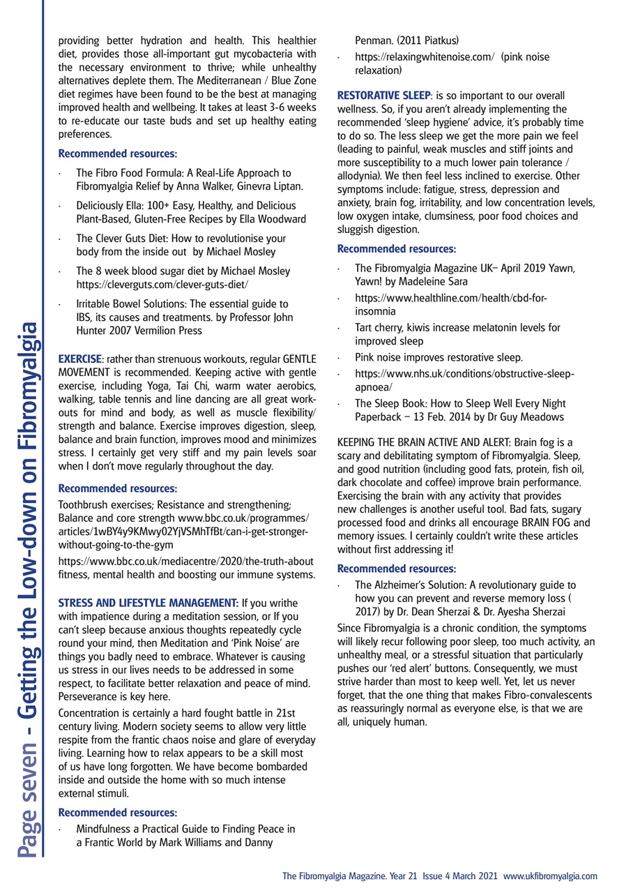 Fibromyalgia Magazine Preview Pages