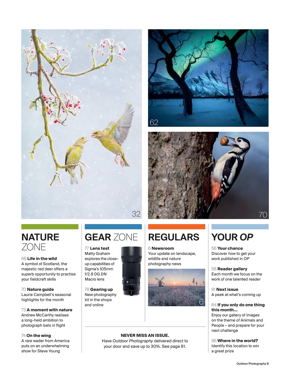 Outdoor Photography Preview Pages