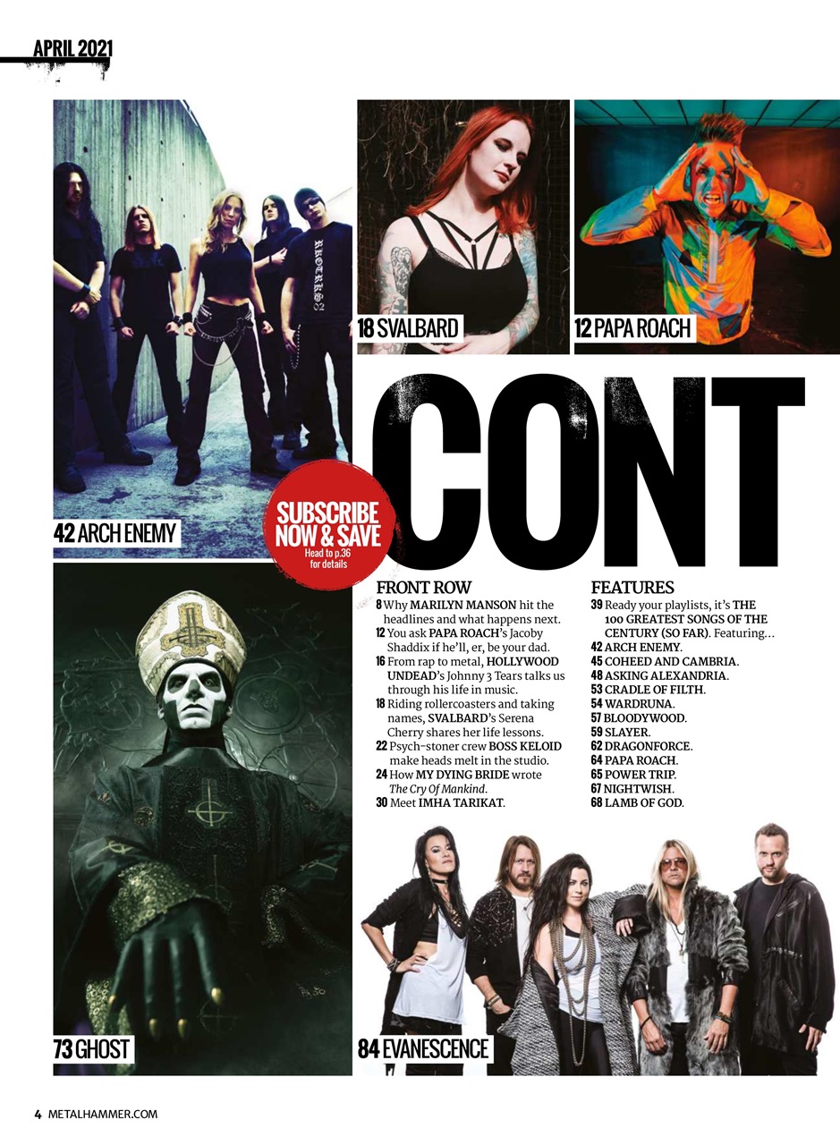 Metal Hammer Preview Pages