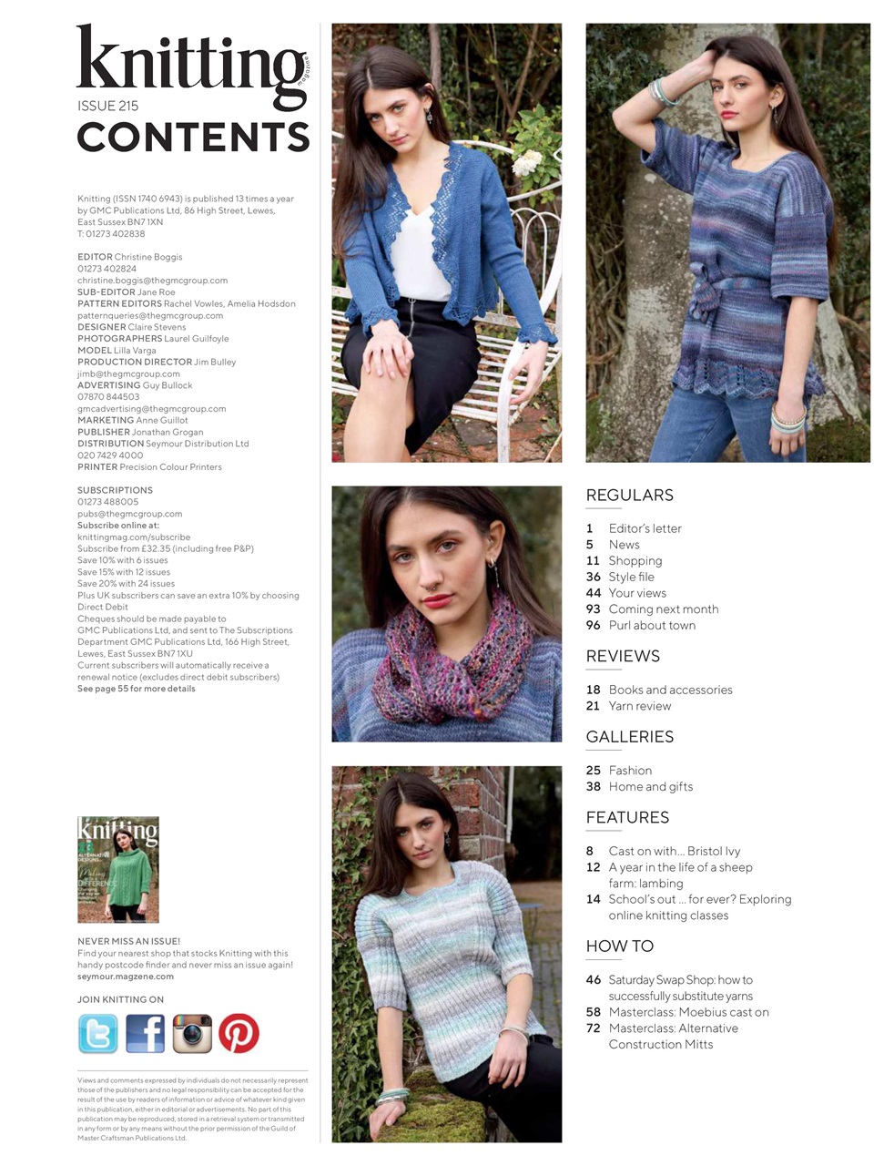 Knitting Preview Pages