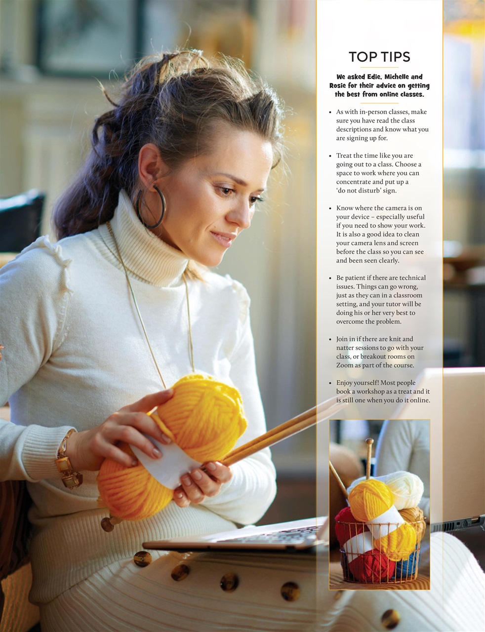 Knitting Preview Pages