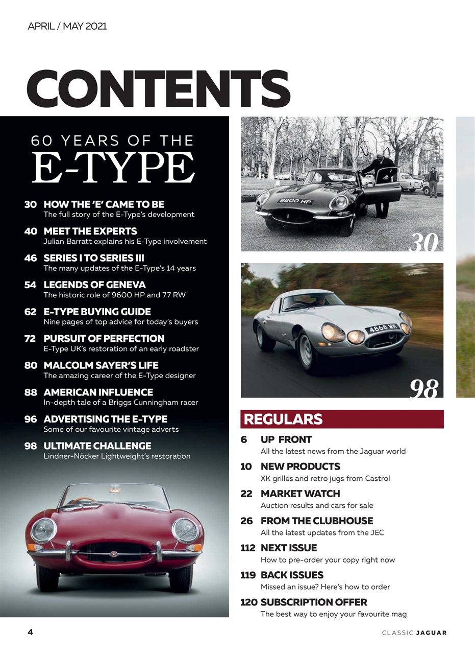 Classic Jaguar Preview Pages