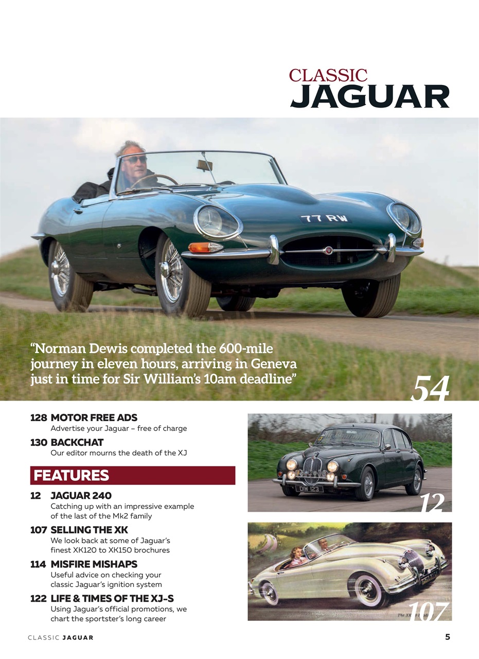 Classic Jaguar Preview Pages