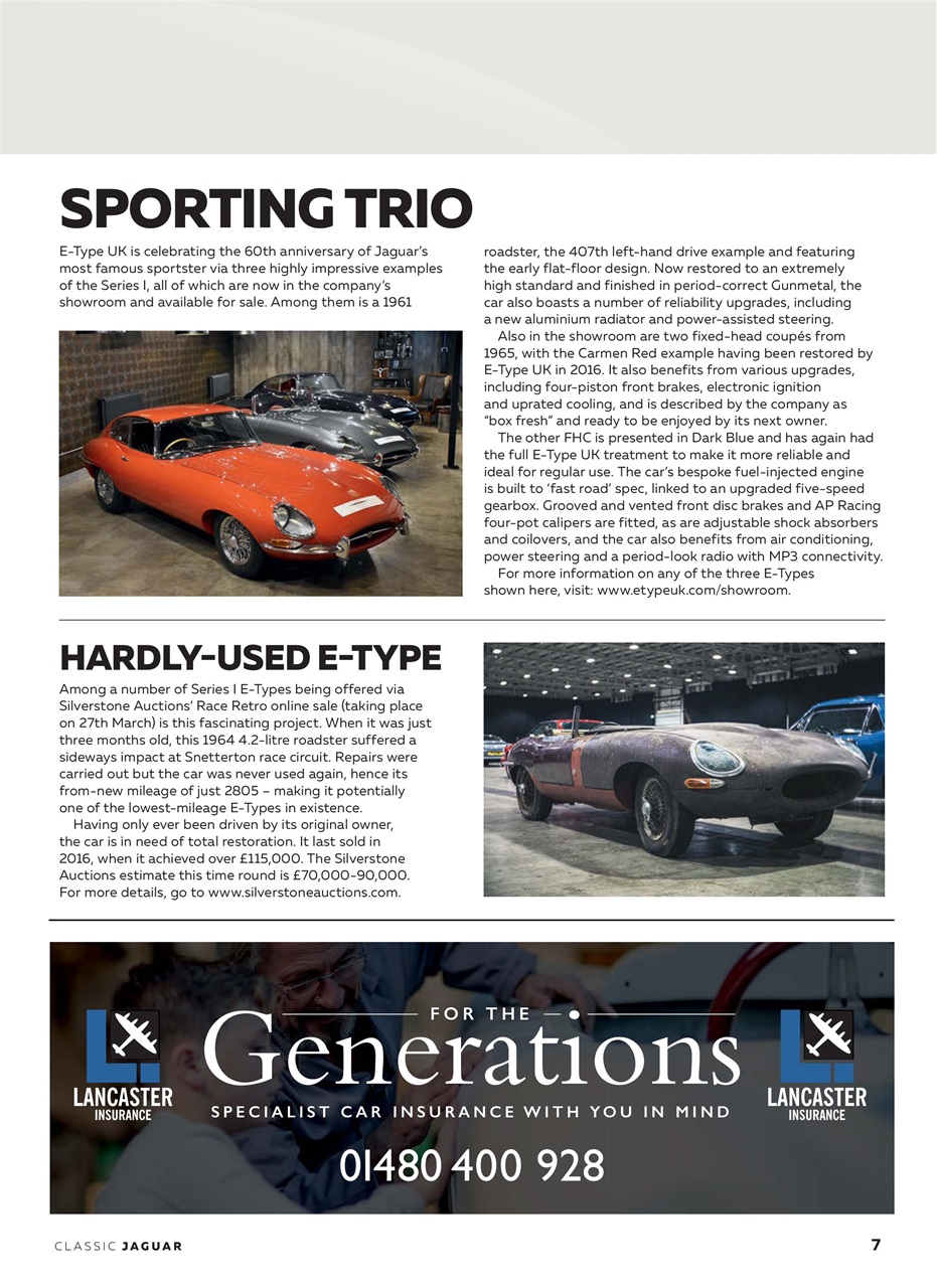 Classic Jaguar Preview Pages